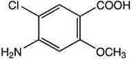 4-Amino-5-chloro-2-methoxybenzoic acid, 98+%, Thermo Scientific Chemicals