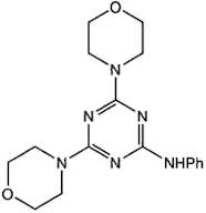 2-Anilino-4,6-di(4-morpholinyl)-1,3,5-triazine