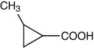2-Methylcyclopropanecarboxylic acid, cis + trans, 96%