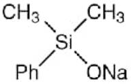 Dimethylphenylsilanol sodium salt, 97%