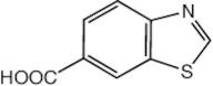 Benzothiazole-6-carboxylic acid, 96%, Thermo Scientific Chemicals