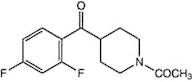 1-Acetyl-4-(2',4'-difluorobenzoyl)piperidine, 96%