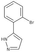 3-(2-Bromophenyl)-1H-pyrazole, 97%