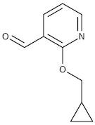 2-(Cyclopropylmethoxy)pyridine-3-carboxaldehyde, 97%