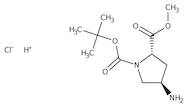 trans-4-Amino-N-Boc-L-proline methyl ester hydrochloride, 97%