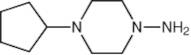 1-Amino-4-cyclopentylpiperazine, 97%