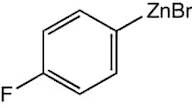 4-Fluorophenylzinc bromide, 0.5M in THF, packaged under Argon in resealable ChemSeal™ bottles