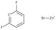 2,6-Difluorophenylzinc bromide, 0.5M in THF, packaged under Argon in resealable ChemSeal™ bottles