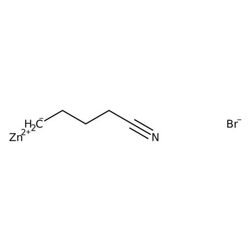 4-Cyanobutylzinc bromide, 0.5M in THF, packaged under Argon in resealable ChemSeal&trade; bottles