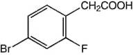 4-Bromo-2-fluorophenylacetic acid, 98%