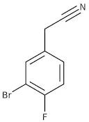 2-(3-Bromo-4-fluorophenyl)acetonitrile, 96%