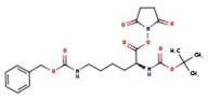 Nε-Benzyloxycarbonyl-Nα-Boc-L-lysine N-succinimidyl ester, 95%
