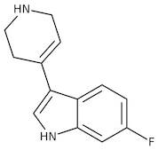 6-Fluoro-3-(1,2,3,6-tetrahydro-4-pyridyl)indole, 97%