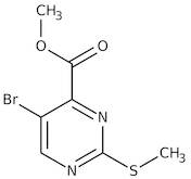 Methyl 5-bromo-2-(methylthio)pyrimidine-4-carboxylate, 97%