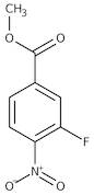 Methyl 3-fluoro-4-nitrobenzoate, 97%