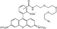 Azido-PEG3-carboxytetramethylrhodamine 110 conjugate