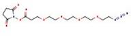 N-Succinimidyl 15-azido-4,7,10,13-tetraoxapentadecanoate, 90+%
