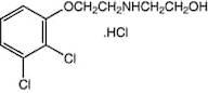 2-(3-(2,3-Dichlorophenoxy)propylamino)ethanol hydrochloride