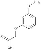 3-Methoxyphenoxyacetic acid, 97+%