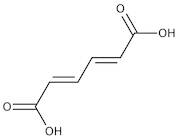 trans,trans-1,3-Butadiene-1,4-dicarboxylic acid, 98%