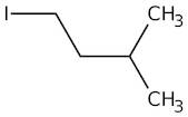 1-Iodo-3-methylbutane, 97%, stab. with copper