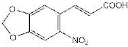 4,5-Methylenedioxy-2-nitrocinnamic acid