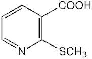 2-(Methylthio)nicotinic acid, 98+%