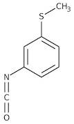 3-(Methylthio)phenyl isocyanate, 96%