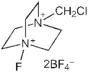 1-Chloromethyl-4-fluoro-1,4-diazoniabicyclo[2.2.2]octane bis(tetrafluoroborate), 98+%, Thermo Scientific Chemicals