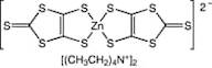 Bis(tetraethylammonium) bis(2-thioxo-1,3-dithiole-4,5-dithiolato)zincate, 97%