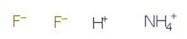 Ammonium hydrogen fluoride, remainder mainly ammonium fluoride