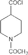1-Acetylpiperidine-4-carbonyl chloride, 97%, may contain up to ca 1M free HCl