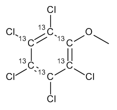 Pentachloroanisole 13C6 100 µg/mL in Acetone