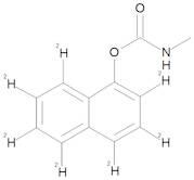 Carbaryl D7 (naphthyl D7) 100 µg/mL in Cyclohexane