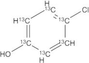 4-Chlorophenol 13C6 100 µg/mL in Methanol