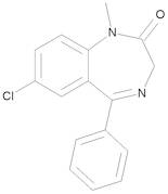 Diazepam 1000 µg/mL in Methanol