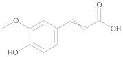 (E/Z)-Ferulic acid 1000 µg/mL in Acetone