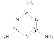 Melamine 13C3 100 µg/mL in Acetonitrile
