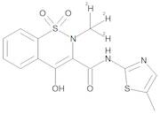 Meloxicam D3 (2-methyl D3) 100 µg/mL in Acetonitrile