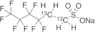 1H,1H,2H,2H-Perfluorohexanesulfonic acid 13C2 (1,2-13C2) sodium 50 µg/mL in Methanol:Water