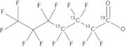 Perfluoroheptanoic acid 13C4 (1,2,3,4-13C4) 50 µg/mL in Methanol:Water