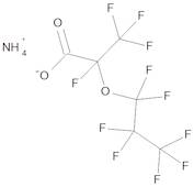 Perfluoro-2-methyl-3-oxahexanoic acid ammonium 50 µg/mL in Methanol/Water