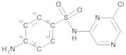 Sulfachloropyrazine 13C6 (phenyl 13C6) 100 µg/mL in Acetonitrile