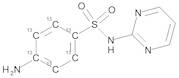 Sulfadiazine 13C6 (phenyl 13C6) 100 µg/mL in Acetonitrile