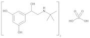 Terbutaline sulfate 100 µg/mL in Acetonitrile:Methanol