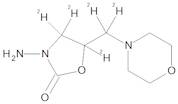 3-Amino-5-morpholinomethyl-2-oxazolidinone D5 (AMOZ D5)