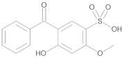 5-Benzoyl-4-hydroxy-2-methoxybenzenesulfonic acid