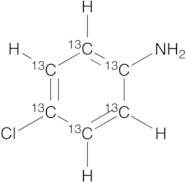 4-Chloroaniline 13C6