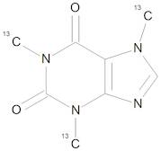 Caffeine 13C3 (trimethyl 13C3)