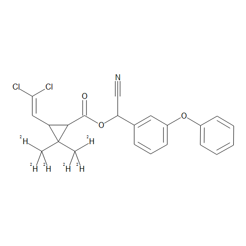 trans-Cypermethrin D6 (dimethyl D6)